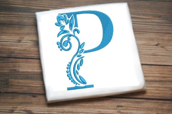 Elegant 'P' Embroidery Design: A Designer’s Real-World Review