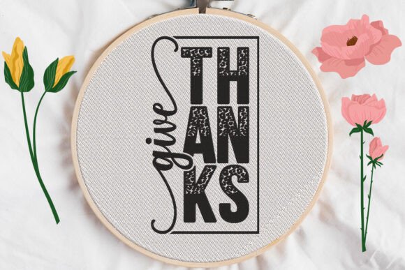 Give Thanks, Thanksgiving Day Embroidery Design Review