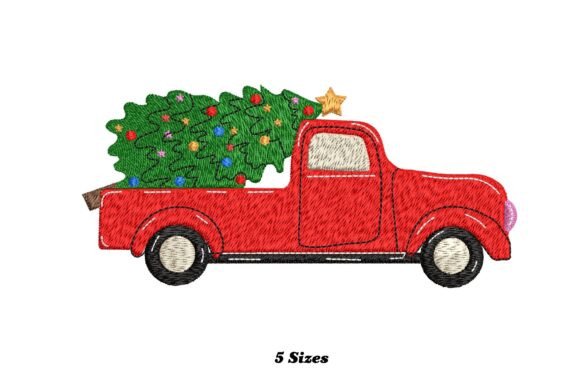 h1Red Truck Christmas Tree Embroidery Review for Boutique Sweatshirts/h1