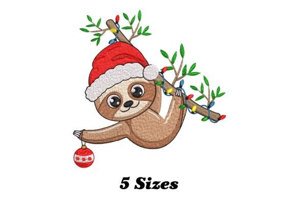 Lighting Sloth Christmas: A Seasonal Embroidery Review