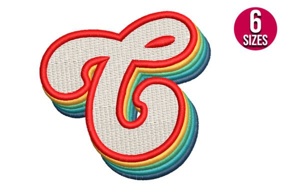 Retro Alphabet Letter C Embroidery Design Review for Business Use
