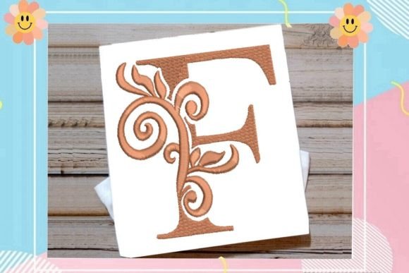Reviewing the Beautiful Letter F Monogram for Real Embroidery Projects