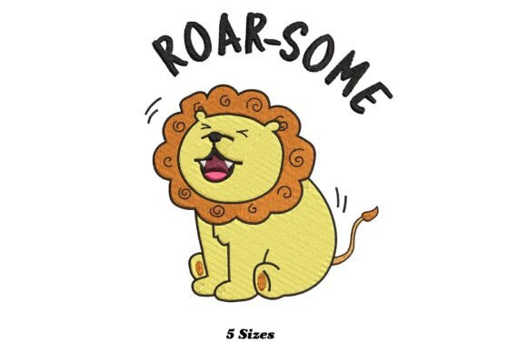 Roarsome Cute Lion Review for Real Embroidery Projects